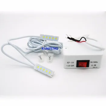 # TD-10DH 110-220V 10 Led Šijací Stroj Svetlo Lampy Magnetické Základne vhodné pre Singer, Consew, juki