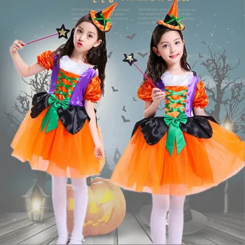 2020 Dieťa Dievča Halloween Kostýmy Pre Deti Dievča Vianočné Kostýmy Detí Župan Princesse Enfant Fille Party Šaty Sady Oblečenia