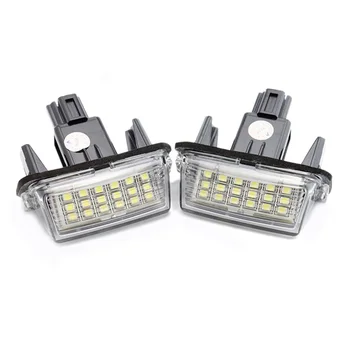 2 Ks/Set 18 LED Auto Licenčné Číslo Doska Svetla, Žiarovky Lampy pre Toyota Camry Yaris Corolla Poli M8617