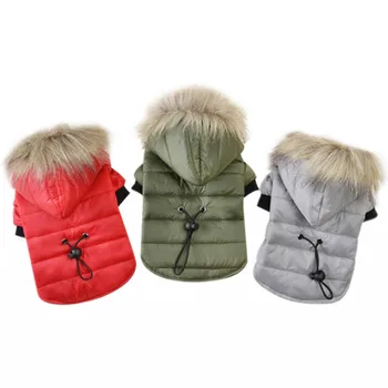 2019 Zimné Malých Veľkých Psov, Oblečenie Nosiť Bunda Kostým Čivava, Kabáty Yorkshire Pre Domáce Oblečenie S Caps8