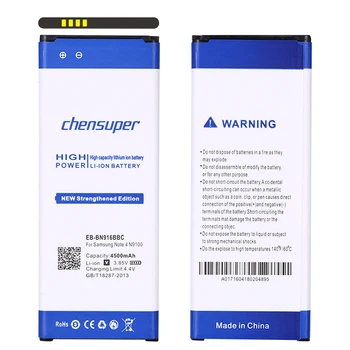 Pôvodnú Kvalitu chenspuer 4500mAh Batéria Pre SAMSUNG Poznámku 4 note4 Dual Sim N9100 N9108V N9106W N9109W EB-BN916BBC