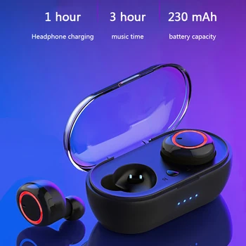 TWS Bezdrôtové Slúchadlá HiFi Stereo Bluetooth headset hráč športové slúchadlá s Nabíjanie Box slúchadlá pk tws i12 pre xiao huawei