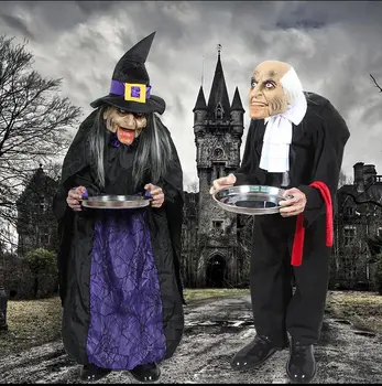Strašidelný Halloween party Strašidelné Prop Gazdiná Čarodejnice Ghost horor uniknúť miestnosti hry rekvizity