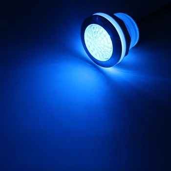 Vodeodolné RGB podvodné LED vaňou svetlo LED hot tub lampa otvor veľkosti 53-55-60-64mm LED Spa light 2-kolíkmi kábel premenlivé farby