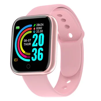 2020 Nové Inteligentné Hodinky mužov Srdcovej frekvencie, Krvného Tlaku a Nepremokavé Športové Ženy Smartwatch Fitness Tracker Y68 Pre systém IOS, Android, iPhone