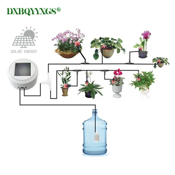 Solárna energia, nabíjanie Inteligentných záhrade automatické zavlažovanie zariadenie Succulents rastlín, zavlažovanie nástroj vodné čerpadlo časovač systém