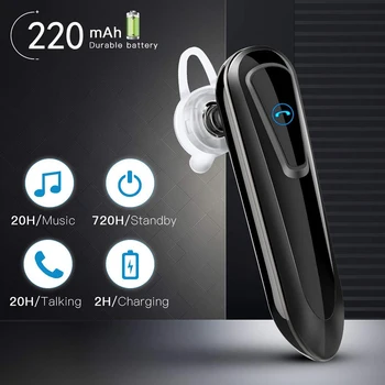 M20 IPX5 Potu Bluetooth Headset Bluetooth 5.0 Slúchadlá handsfree Slúchadlá Mini Bezdrôtové Headsety, Slúchadlá Slúchadlo