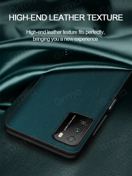 Grma Uhlíkových Vlákien Textúry Kože Chráni Zadný Kryt pre Xiao Mi POCO X3 NFC POCO M3 Málo X3 Poco Telefón X3 M3 Telefón Prípade