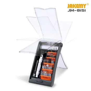 JAKEMY Presné hliníkové zliatiny DIY opravy toolkit magnetické mini skrutkovač sada pre mobil, počítačové hry pad