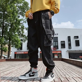 Módny Štýlový Pohode Nohavice Mens Džínsy S potlačou Graffiti Maľované Denim Slim fit Jeans Mužov, Hip Hop, rock Streetwear 2020 Trakmi