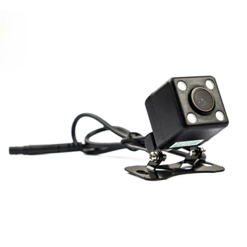 4pin parkovacia Kamera 2,5 mm jack Auta DVR Videokamera Black Box Záznamník Dash Cam Duálne Nahrávanie Aux Stereo 135 stupňov