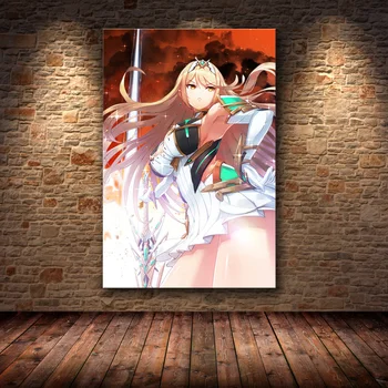 Xenoblade Chronicles HD Hra Plagát Plátno Domáce Dekorácie Izby Wall Art Decor Plátno Tlač anime plagát Prejdite Maľovanie