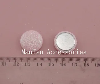 50PCS Svetlo Ružové 20 mm Kolo Lesk Pokryté Tlačidlo Korálky s plochou späť ako šperky, ozdoby Bling Bling,výhodné pre väčšinu