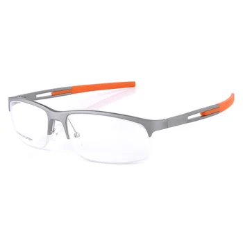 Okuliare rámy pre mužov jasný objektív sklá okuliarov, optických krátkozrakosť Predpis predstavenie rám Kov Pol Rám na dioptrické Okuliare Muž