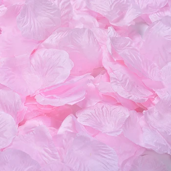 1000 Ks Umelého Hodvábu ružových Lístkov pre Svadobné Dekorácie Romantický 8 farieb Lístkov Pestré Hodvábne Kvetinové Svadobné Doplnky