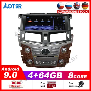 64GB Android9 autorádia GPS Navigácia pre Nissan Patrol XE Infiniti QX80 2010+navigati Bluetooth Dotykový Displej Headunit stereo