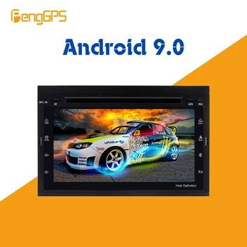 Android 9.0 Auto CD DVD Prehrávač multimediálnych Rádia Pre NISSAN/VW/TOYOTA/peugeo 307 GPS Navigácie vedúci jednotky multimediálny prehrávač rádio