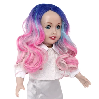 Bábika príslušenstvo Americký vlasy, Oblečenie kučeravé vlasy sa Hodí 18-palcové Bábiky Ako Naša Generácia Môj Život American Doll Oblečenie parochne