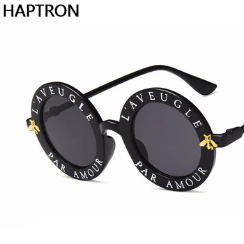Malé Bee Luxusné Slnečné Okuliare Žien/Mužov Značky Dizajnér Okuliare Lady Okrúhle Slnečné Okuliare Hip Hop Štýl Oculos De Sol Gafas