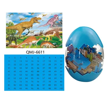 Dinosaurov Puzzle, Drevené Puzzle 60 Kusov Puzzle pre Deti 3 Roky+Dino Hračky Chlapec skladačka puzzle, hračky pre deti rompecabezas игрушки