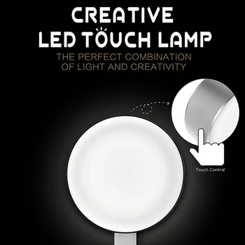 Auto Touch 2 Port USB Gadgety Stmievateľné Smart LED Stolná Lampa Plochu Pre Nabíjanie iPhone Samsung Xiao Nabíjačku Mobilného Telefónu