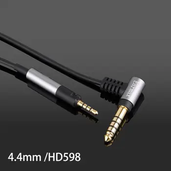 4.4 mm/2,5 mm VYVÁŽENÝ Zvukový Kábel Pre Sennheise HD595/558 /518 /598 Cs SE SR HD599/569/579 2.30 som 2.20 S 2.30 g slúchadlá