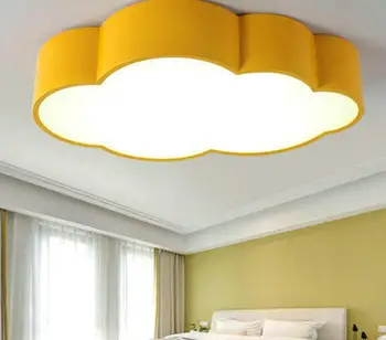LED Cloud deti osvetlenie miestnosti deti stropné lampy, Detské stropné svietidlo s žltá modrá červená biela pre chlapcov, dievčatá spálňa zariadenia