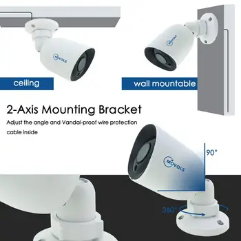 MOVOLS 4K Ultra HD Video monitorovací Systém 8CH H. 265 DVR 8MP 8PCS kamerovým Systémom INFRAČERVENÉ Nočné Videnie Nepremokavé CCTV Auta