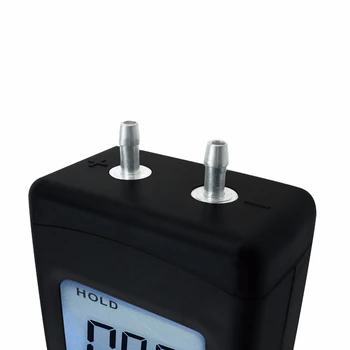 Digitálne prenosné ručné vzduchu vákuum tlak s podsvietením tlakomer 11 jednotiek +/- 13.78 KPa +/- 2PSI (podpora veľkoobchod)