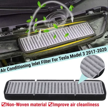 Auto Klimatizácia, Vstupný Filter, Náhradné Príslušenstvo Bielej A Čiernej Farbe Pre Tesla Model 3 2017 2018 2019 2020