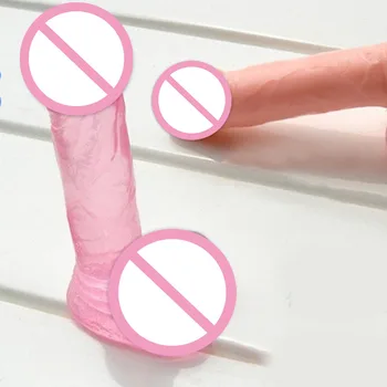 Realistické Dildo Pre Ženy tlačením Masturbator 11.5 cm Mini Falošné Penis G Mieste Masturbácia, Dilda Dick intímne sexuálne hračky