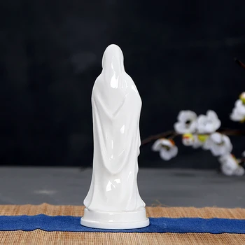 Katolícka Svätá Panna Maria Ježiša Krista Obrázok Biele Keramické Ozdoby Sošku Madony Trofej Darček Domova Socha