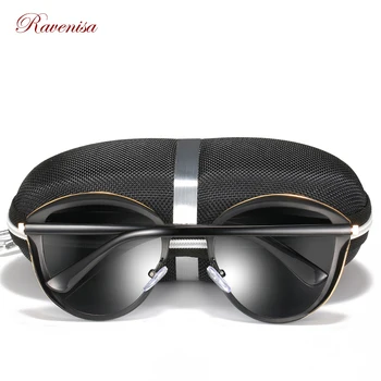 Ravenisa Luxusné Polarizované slnečné Okuliare Ženy Kolo Slnko glassess Dámy lunette de soleil femme