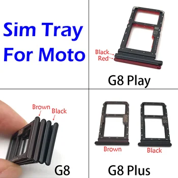 10Pcs/Veľa, zásuvka na Kartu SIM Slot Držiak Pre Motorola Moto G8 / G8 Plus / G8 Hrať Náhradný Diel
