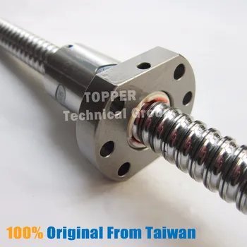 Taiwan TBI 1605 C7 200 mm guľôčkovej skrutky 5mm viesť s SFU1605 ballnut z roku 1605 ballscrew nastaviť pre vysokú stabilitu CNC diy kit