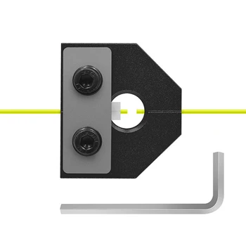 3D Tlačiarne Časti Vlákna Zvárač Konektor Pre 1.75 mm Vlákna Senzor CHKO ABS Čierna/Strieborná