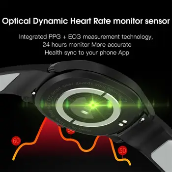 EKG+PPG Srdcovej frekvencie, Krvného Tlaku Smart Hodinky Teploty Tela Monitora Hodinky Náramok pre Android iOS Muži Ženy