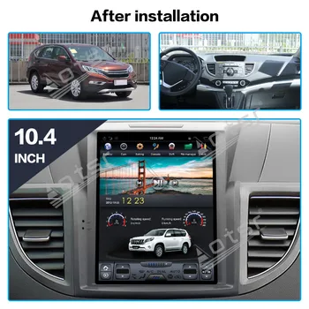 PX6 Android Pre Honda CRV 2012-2016 Tesla Vertikálne GPS Navi Multimediálne Rádio Prehrávač, Stereo magnetofón Vedúci Jednotky AutoAudio