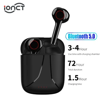 IONCT TWS Bluetooth 5.0 Bezdrôtové Slúchadlá HiFi Stereo HD Hovor Slúchadlá Smart Touch Nepremokavé Športové Headset S Mikrofónom