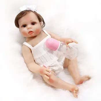 NPK 48 cm Baby Doll Simuluje Silikónové Bebe Reborn Bábiky pre Deti Narodeniny, Vianočné Darčeky