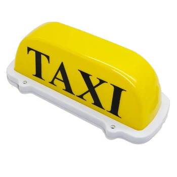 12V Taxík Dome Light Car Taxi Meter Kabíny Vňaťou Strechy Znamenie Svetla Žiarovka Magnetické Základne