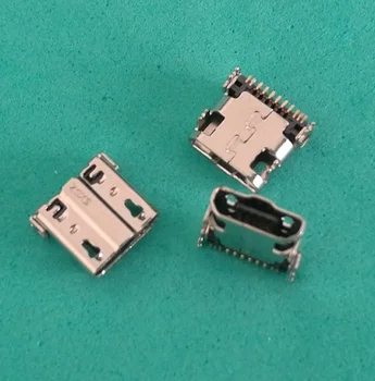 200pcs pre Samsung s4 i9500 i9505 i9508 r970 l720 i337 i545 m919 micro USB Nabíjací Port Dock konektor zásuvky Konektora Nabíjačky Port