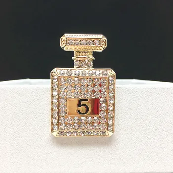 B105 Parfum Fľaše Číslo 5 Jewlery Preklopke Kolíky Brošne Broche Broach Šperky Pre Ženy kolíky pre oblečenie