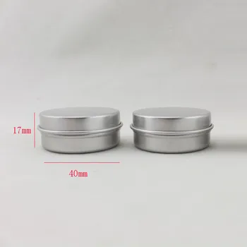 15 g hliníkové nádoby krém pohárov so závitovým vekom,kozmetická taštička jar,15ml hliníkové plechovky, hliníkové balzam na pery kontajner
