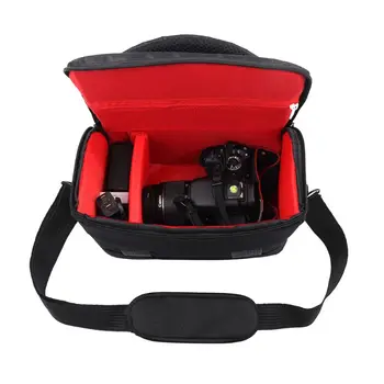 Vodeodolného Nylonu Fotoaparát Taška cez Rameno púzdro pre Canon EOS 77D 70 D 80D 4000D 2000D 5D Mark IV, III 60D 6D 7D Mark II 2 50D