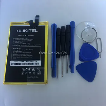 Mobilný telefón batéria pre OUKITEL K7 batérie 10000mAh Dlhý pohotovostný čas Darček demontáž nástroj pre OUKITEL K7 batérie