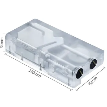 PHANTEKS R160C D(A) RGB 5V 3pin Vodná Nádrž Kvapaliny Slučky Transparentný Zásobník na Podporu DDC Čerpadla Podporu 12 cm 14 cm Ventilátor,PH-R160C_02