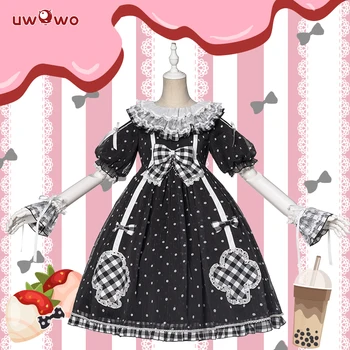 Uwowo Originálny Dizajn Bubble Tea-Oreo Lolita Šaty Cosplay Kostým Pre Ženy Lolita Šaty Pre Dievča