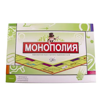 Vzdelávacie Hračky Klasickej Ruskej Monopol Hry Doskové Hry Party Hry, Hračky