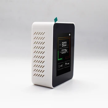 K03 CO2 Detektor Domácnosti Kvality Ovzdušia Detektor Multifunkčné C02 Teplota Vlhkosť Tester LCD Displej s Podsvietením